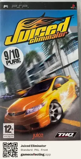 Juiced Eliminator PlayStation Portable, PAL box front