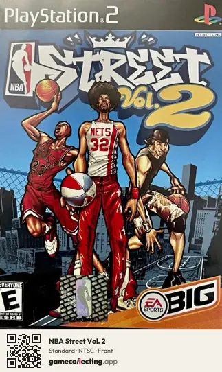 NBA Street Vol. 2 PlayStation 2, NTSC box front