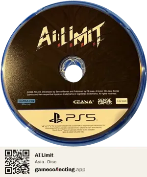 AI Limit PlayStation 5, Asia disc