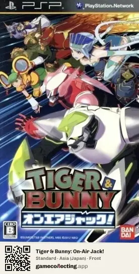 Tiger & Bunny: On-Air Jack! PlayStation Portable, Asia box front