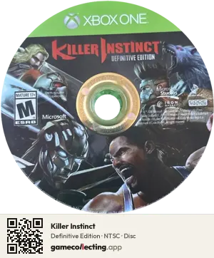 Killer Instinct Xbox One, NTSC disc