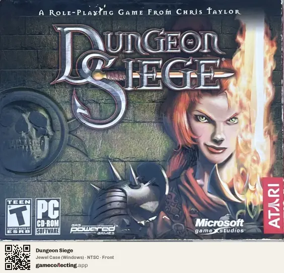 Dungeon Siege Computer, NTSC box front