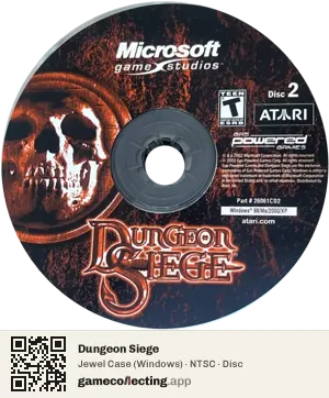 Dungeon Siege Computer, NTSC disc
