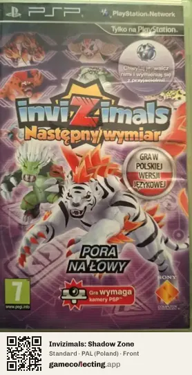 Invizimals: Shadow Zone PlayStation Portable, Poland box front