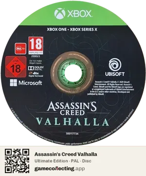 Assassin's Creed Valhalla Xbox One, PAL disc