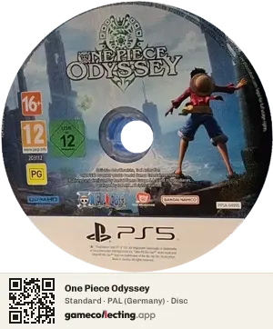 One Piece Odyssey PlayStation 5, PAL disc