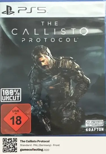 The Callisto Protocol PlayStation 5, Germany box front