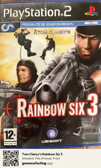 Tom Clancy's Rainbow Six 3 PlayStation 2, France box front