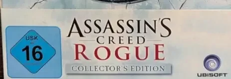Assassin's Creed Rogue, the USK square on its front