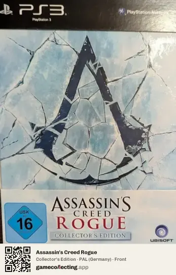Assassin's Creed Rogue PlayStation 3, Germany box front