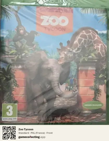 Zoo Tycoon Xbox One, France box front