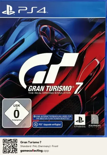 Gran Turismo 7 PlayStation 4, Germany box front