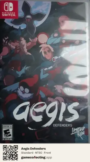 Aegis Defenders Nintendo Switch, NTSC box front