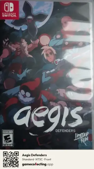 Aegis Defenders Nintendo Switch, NTSC box front