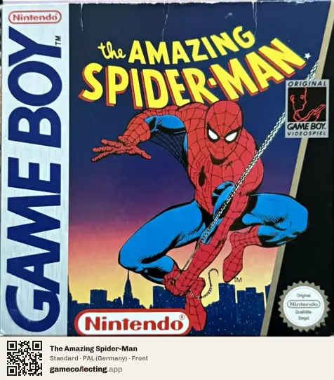 The Amazing Spider-Man Game Boy, Germany box front