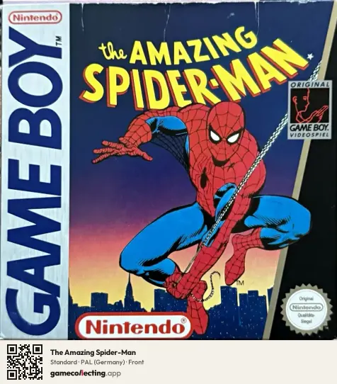 The Amazing Spider-Man Game Boy, Germany box front