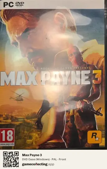 Max Payne 3 Computer, PAL box front