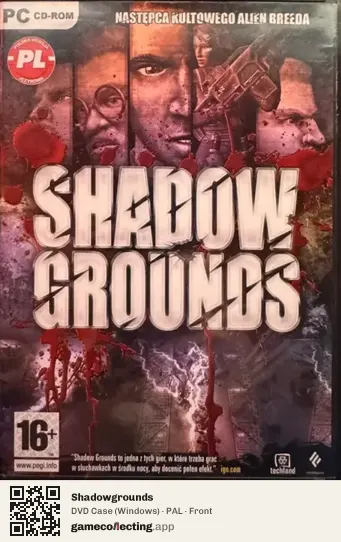 Shadowgrounds Computer, PAL box front