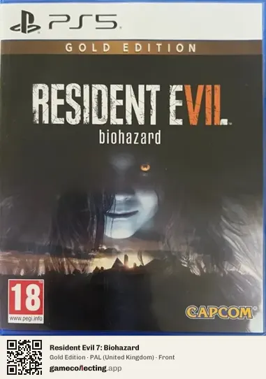 Resident Evil 7: Biohazard PlayStation 5, United Kingdom box front