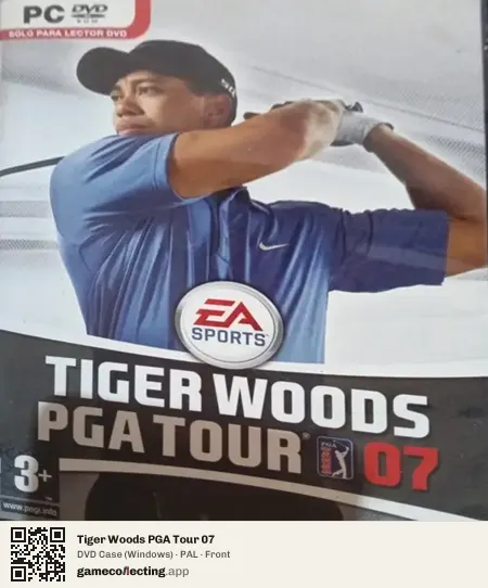 Tiger Woods PGA Tour 07 Computer, PAL box front