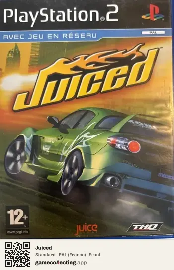 Juiced PlayStation 2, France box front