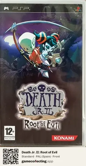 Death Jr. II: Root of Evil PlayStation Portable, Spain box front
