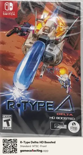 R-Type Delta: HD Boosted Nintendo Switch, NTSC box front