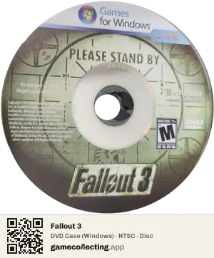Fallout 3 Computer, NTSC disc