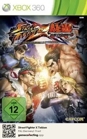 Street Fighter X Tekken Xbox 360, Germany box front