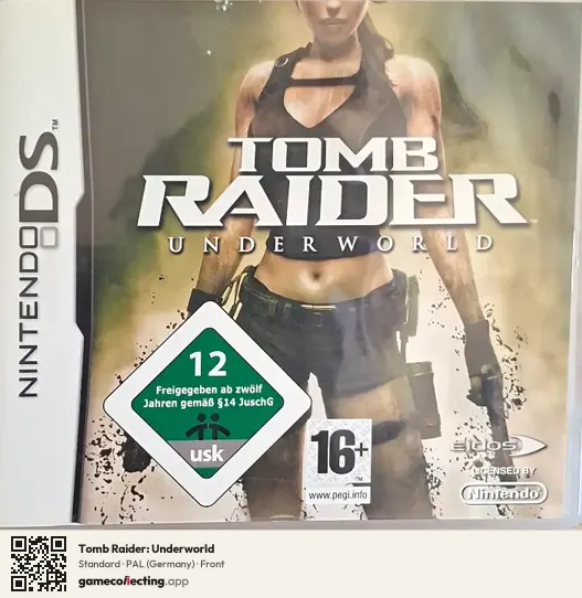 Tomb Raider: Underworld Nintendo DS, Germany box front