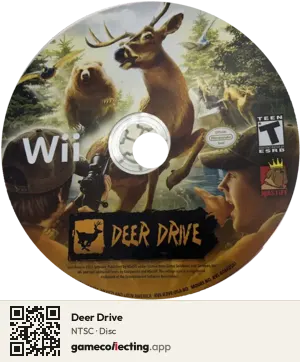 Deer Drive Nintendo Wii, NTSC disc