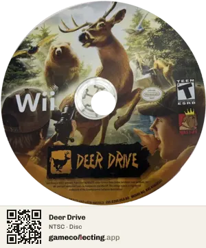Deer Drive Nintendo Wii, NTSC disc