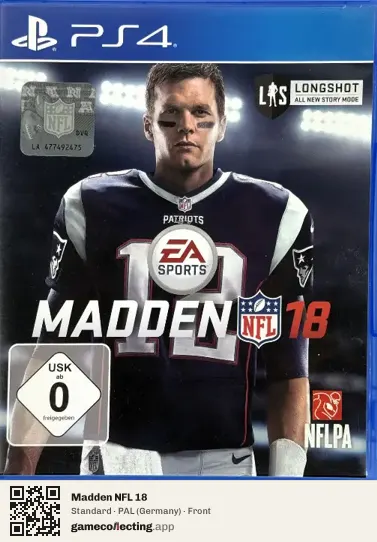 Madden NFL 18 PlayStation 4, Germany box front