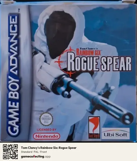 Tom Clancy's Rainbow Six: Rogue Spear Game Boy Advance, PAL box front