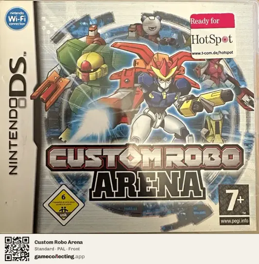 Custom Robo Arena Nintendo DS, PAL box front