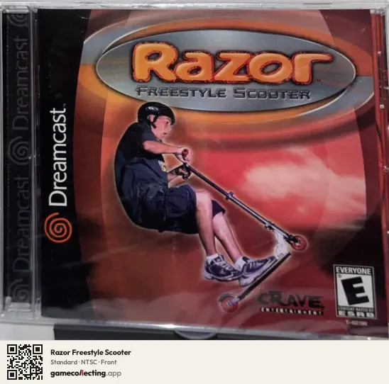 Razor Freestyle Scooter Sega Dreamcast, NTSC box front