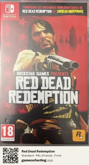 Red Dead Redemption Nintendo Switch, France box front