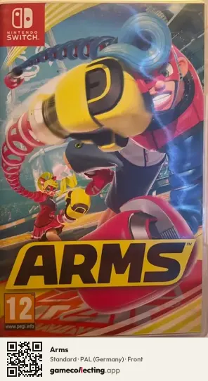 Arms Nintendo Switch, Germany box front