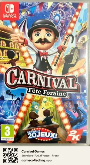Carnival Games Nintendo Switch, France box front