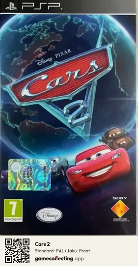 Cars 2 PlayStation Portable, Italy box front