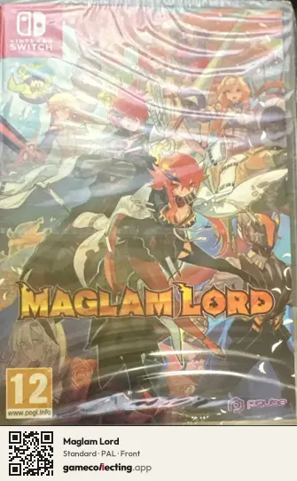 Maglam Lord Nintendo Switch, PAL box front