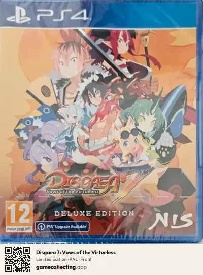 Disgaea 7: Vows of the Virtueless PlayStation 4, PAL box front