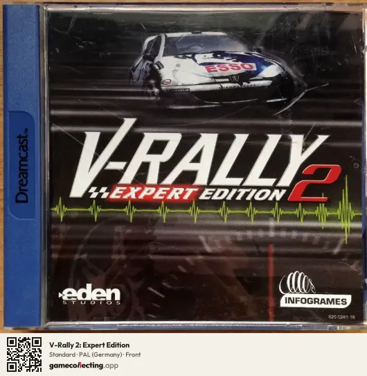V-Rally 2: Expert Edition Sega Dreamcast, Germany box front