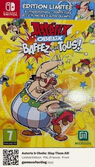 Asterix & Obelix: Slap Them All! Nintendo Switch, France box front