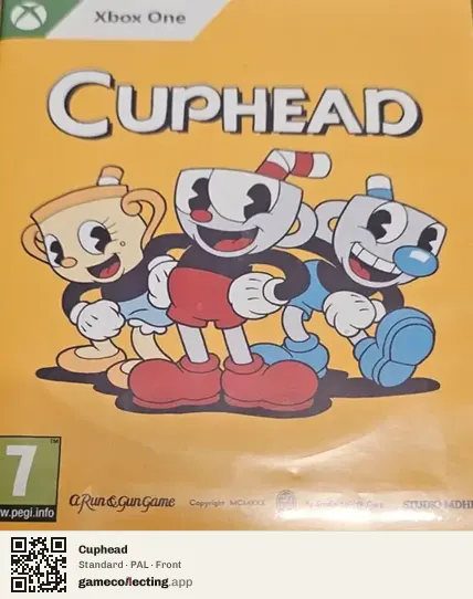 Cuphead Xbox One, PAL box front