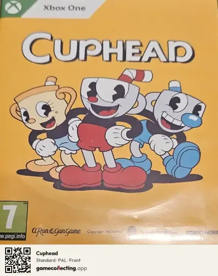 Cuphead Xbox One, PAL box front