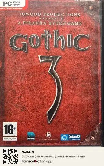 Gothic 3 Computer, United Kingdom box front