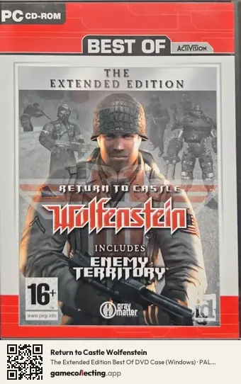 Return to Castle Wolfenstein Computer, PAL box front