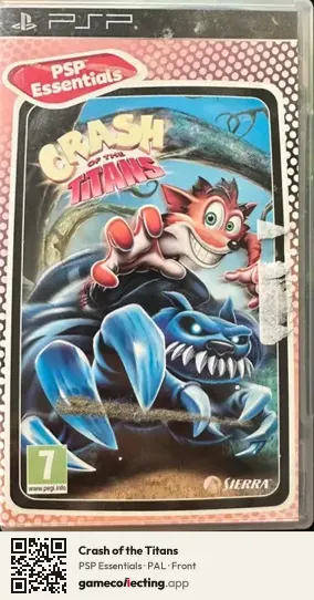 Crash of the Titans PlayStation Portable, PAL box front