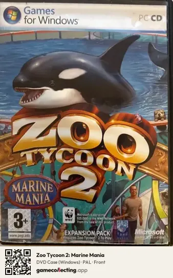 Zoo Tycoon 2: Marine Mania Computer, PAL box front